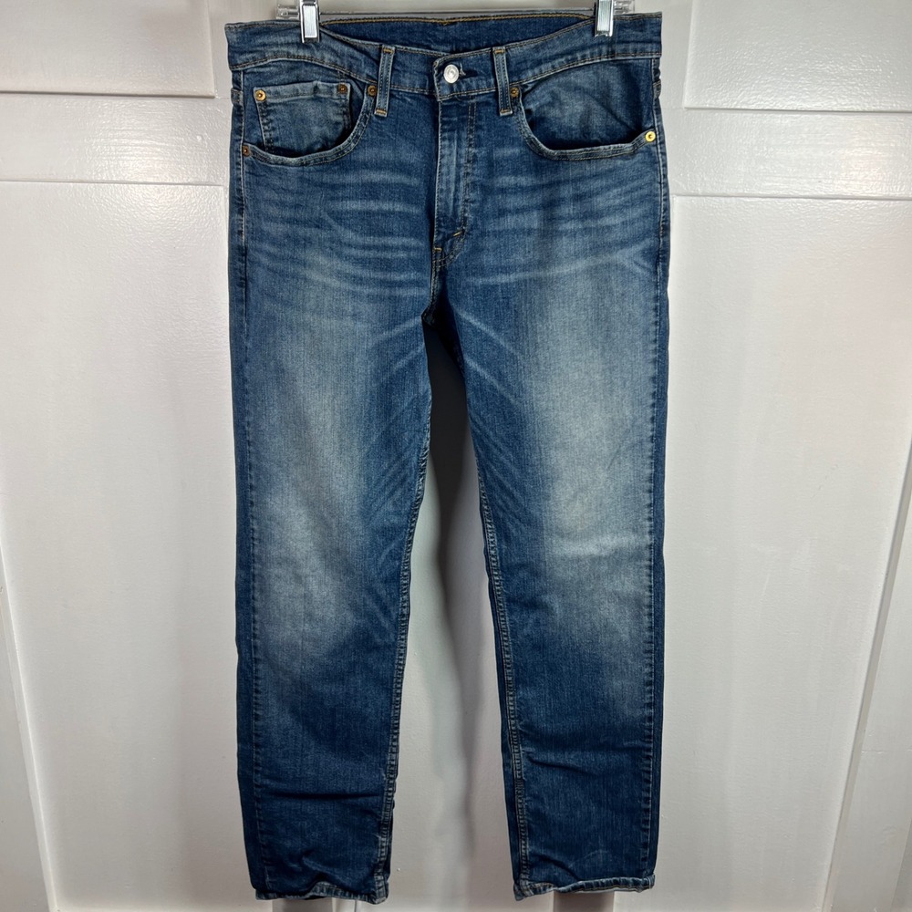 Levis 559 Relaxed Straight Jeans Mens 34x34 Blue Denim 00559-0550
